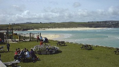 View towards beach